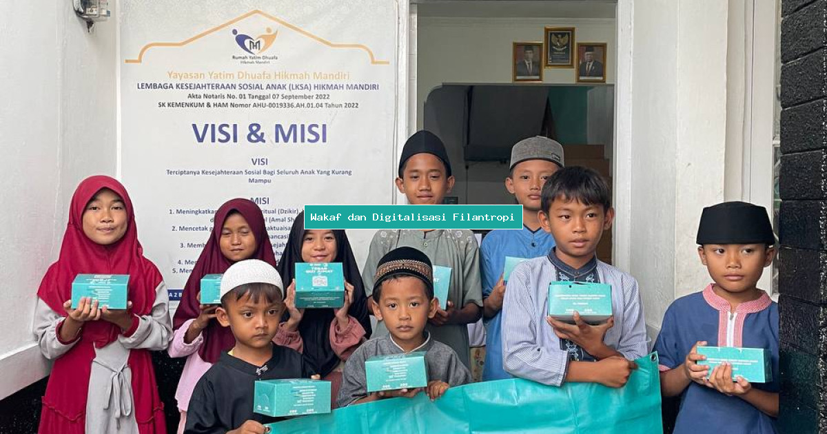 Wakaf dan Digitalisasi Filantropi